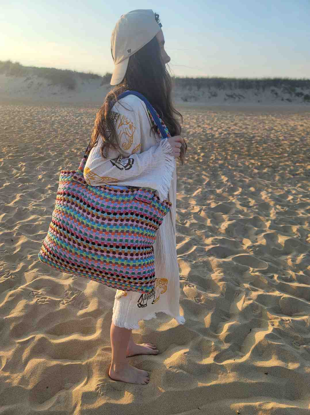 Pom Pom Tote Bag