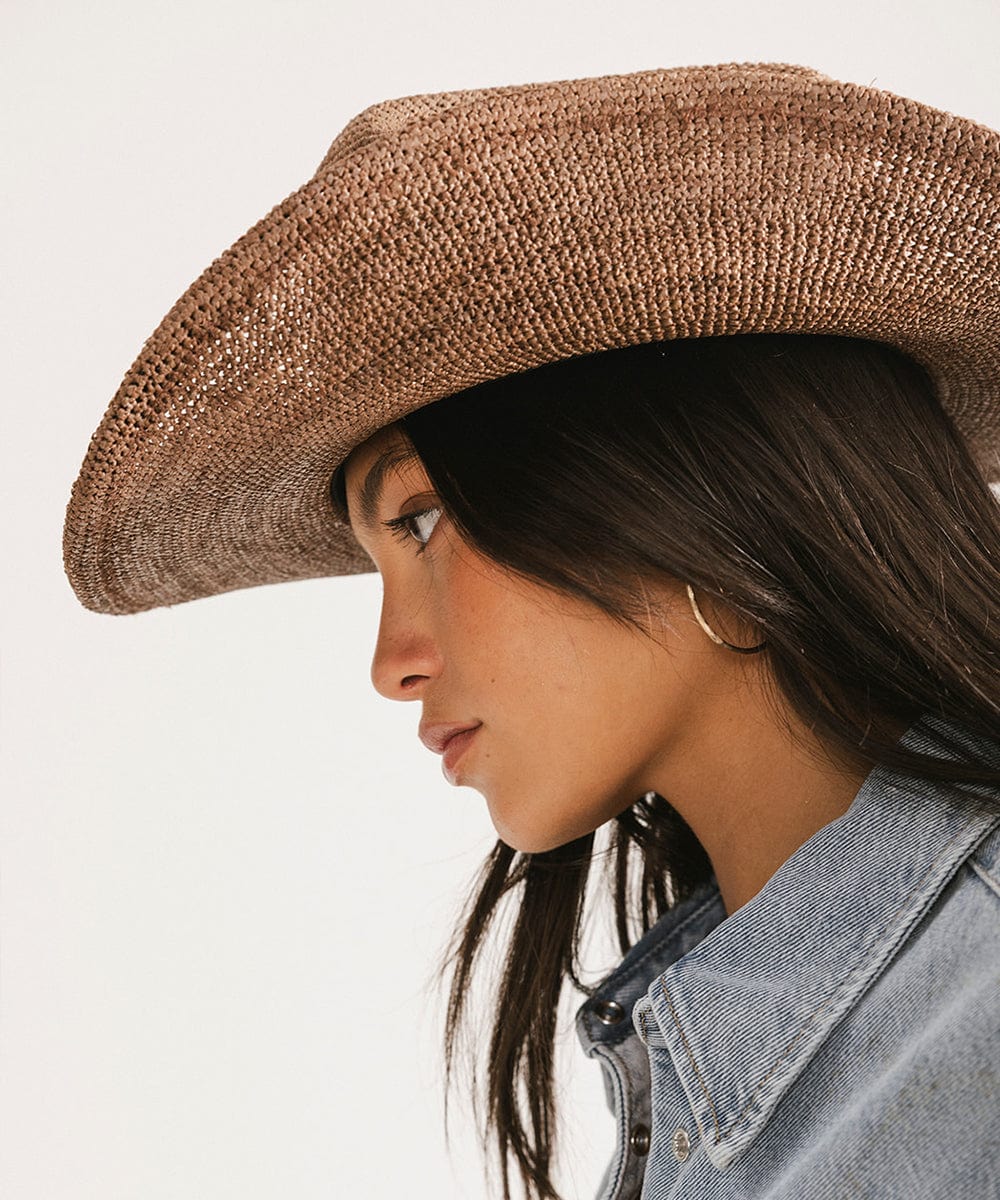 Ames Packable Straw Cowboy Hat